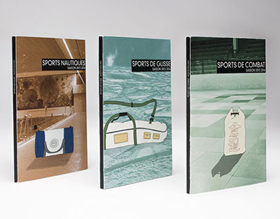Booklet Triptych for a fictional sport center