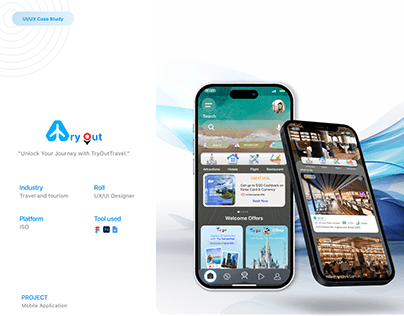 Try Out | Travel App UI & UX Case Study