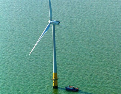 Off shore wind farms - infographic