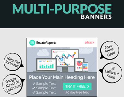 Multi Purpose Banner Ad Set