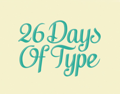 26 Days Of Type