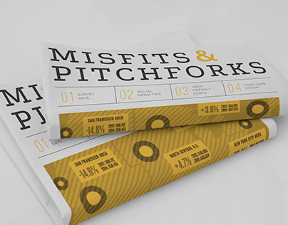 Misfits & Pitchforks Newpaper