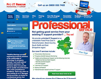 Pro IT Rescue: Website and Branding