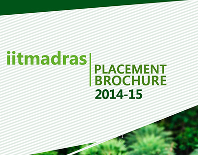 IITMadras Placement Brochure 2014
