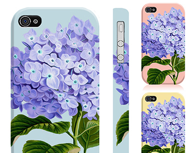 Art for Licensing: Floral Series iPhone Cases (2013)