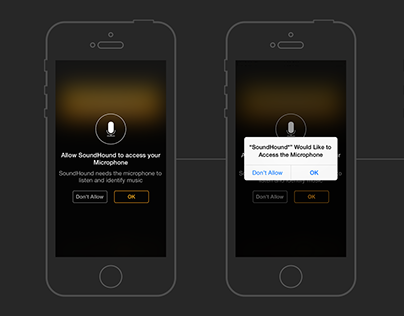 SoundHound iOS7 Mic Permissions Funnel