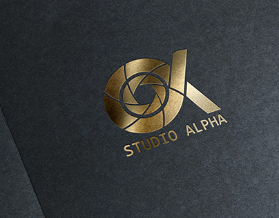 desing logo studio alpha