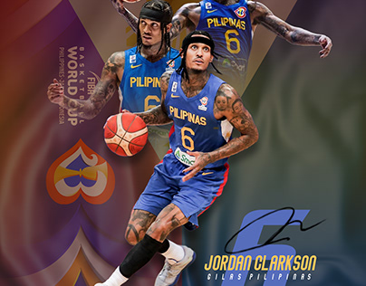 Jordan Clarkson FIBA Poster Design