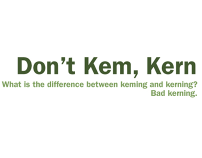 Don't Kem, Kern Poster