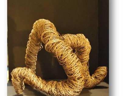 Sculpture- The Golden Wire