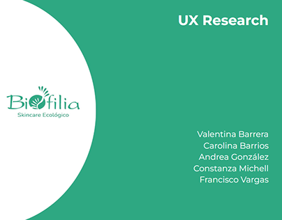 Project thumbnail - Biofilia.cl - UX Research
