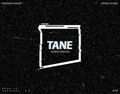 TANE video agency | Corporate website redesign