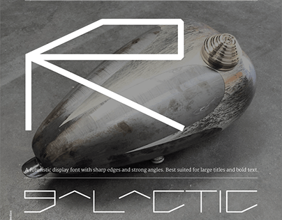 GALACTIC DISPLAY FONT | Font design