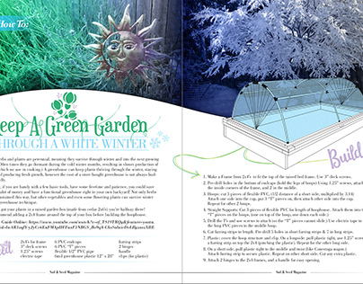 Editorial 2-Pg Spread (Garden magazine)