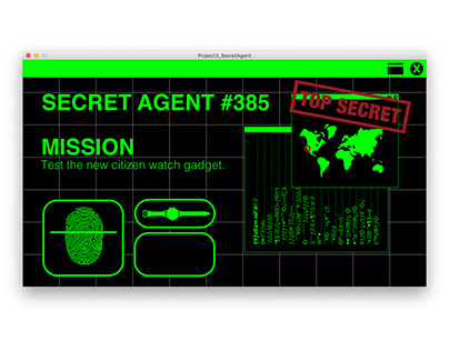 Secret Agent ESP32 Interaction Project Spring 2020