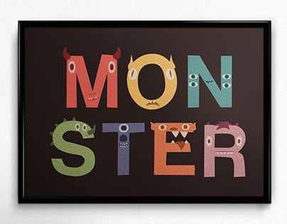 MONSTER Illustrated Type