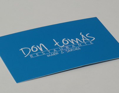 Business Card Restaurante Don Tomás