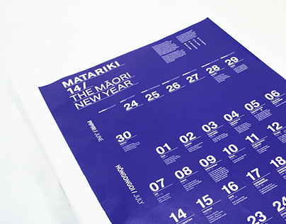 Matariki Calendar 2014