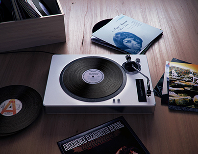 Vinyl Player • 3D Model