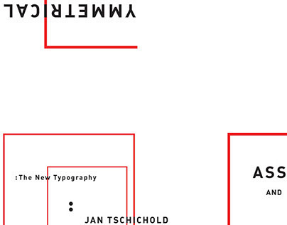 Assymmetrical & Elementary typography