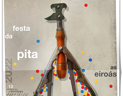 Festa da Pita 2022, As Eiroás (Ourense). Cartel.