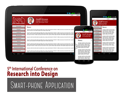 ICoRD'15 Smartphone App.