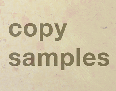 Copy Samples