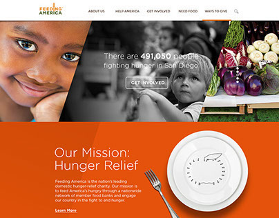 Feed American- Website Redesign