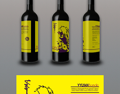 Vylyan Wine Label Design
