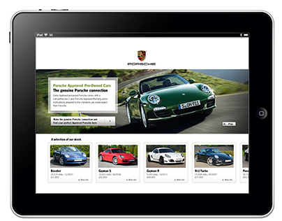 Porsche - Sunday Times iPad Interactive Advert