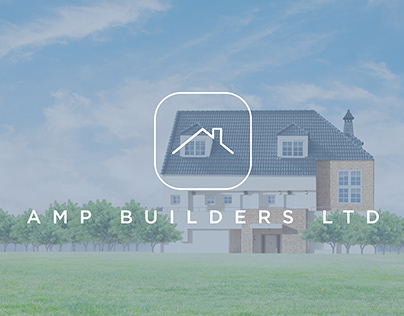 AMP Builders Logo Design