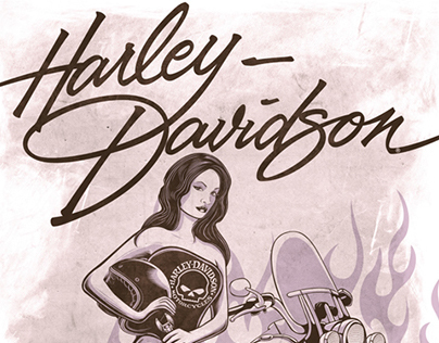 Harley-Davidson - Pinup