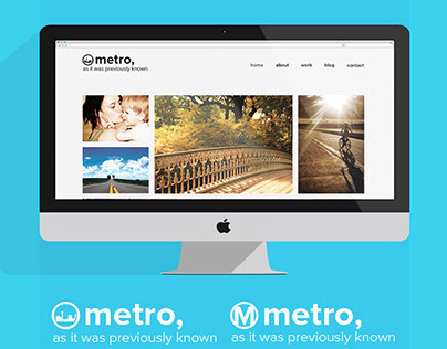 Metro, as it was previously known - Wordpress Theme