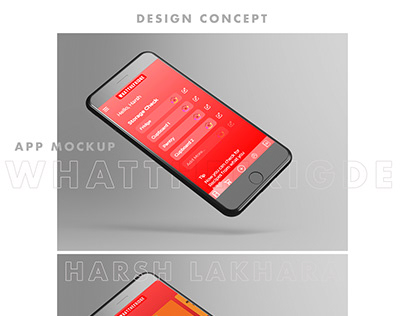 WhatTheFridge Concept App UI Design