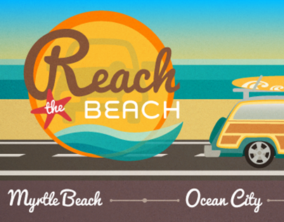 Reach The Beach Email Header and Footer
