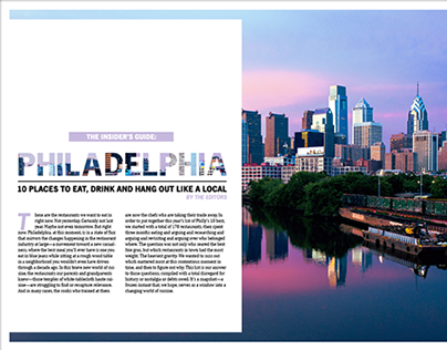 Philadelphia's Top 10 Magazine Spreads