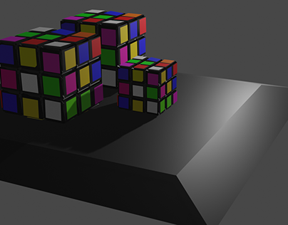 "Exploring Depth with Colorful 3D Cubes"