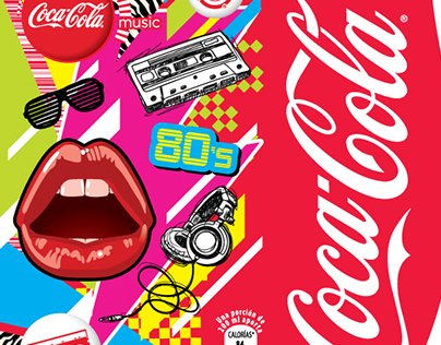 Coca Cola - inspired by the 1980's music decade