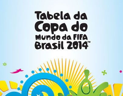 Tabela Jogos Copa Brasil 2014  Copa do mundo fifa 2014, Copa do