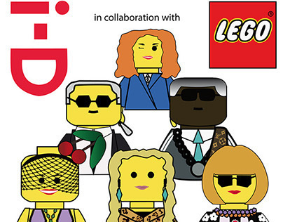 i-D magazine covers + Lego