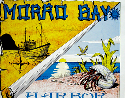 1992 Morro Bay Harbor Festival Poster Design