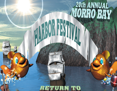 2001 Morro Bay Harbor Festival Poster Winning Entry