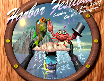 2005 Morro Bay Harbor Festival Poster Design Entry
