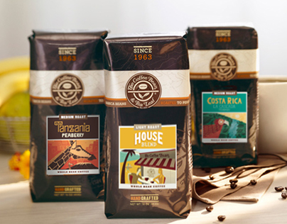 Coffee Bean Foils, Labels & Packaging