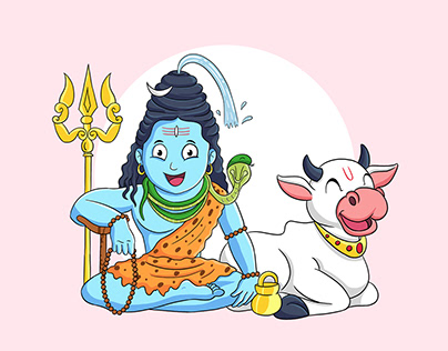Hindu Gods Illustrations