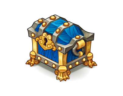 Treasure chest for "Oasis: The Last Hope" game