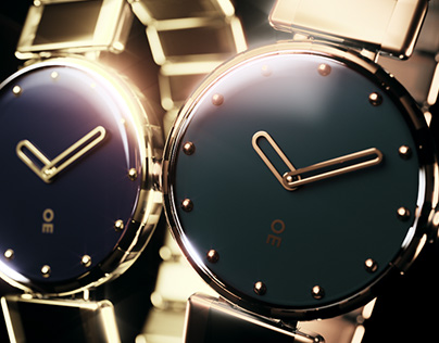 Wrist watch design rendering