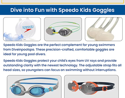 Dive into Fun with Speedo Kids Goggles