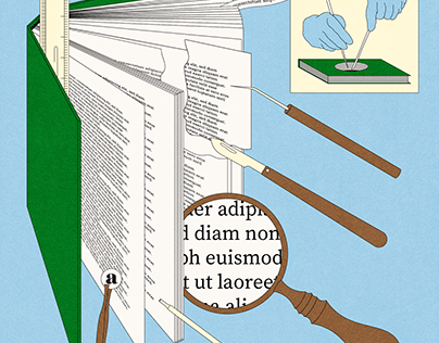 Book Bans Illustration for The New York Times