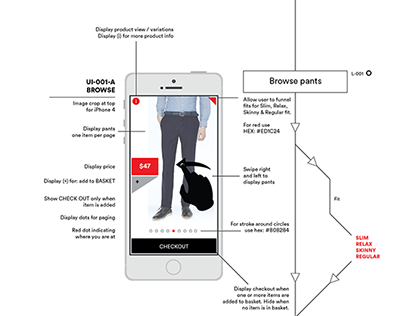 UX Design for Uniqlo clothing delivery system
